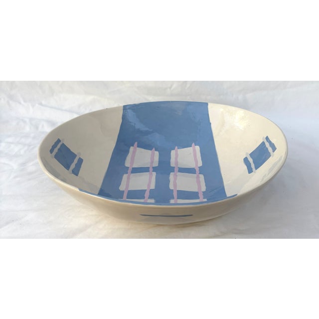 1980's Memphis Style Studio Pottery Bowl, Signed by Artist For Sale - Image 11 of 12
