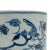 Mid 20th Century Vintage Chinese Blue & White Peony Brush Pot For Sale - Image 5 of 6