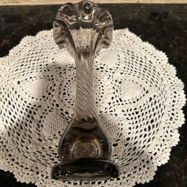 Mid 20th Century Vintage Art Glass Vase For Sale - Image 5 of 5