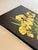 "Irises" Original Contemporary Botanical Oil Painting on Canvas With Black Background For Sale - Image 13 of 14
