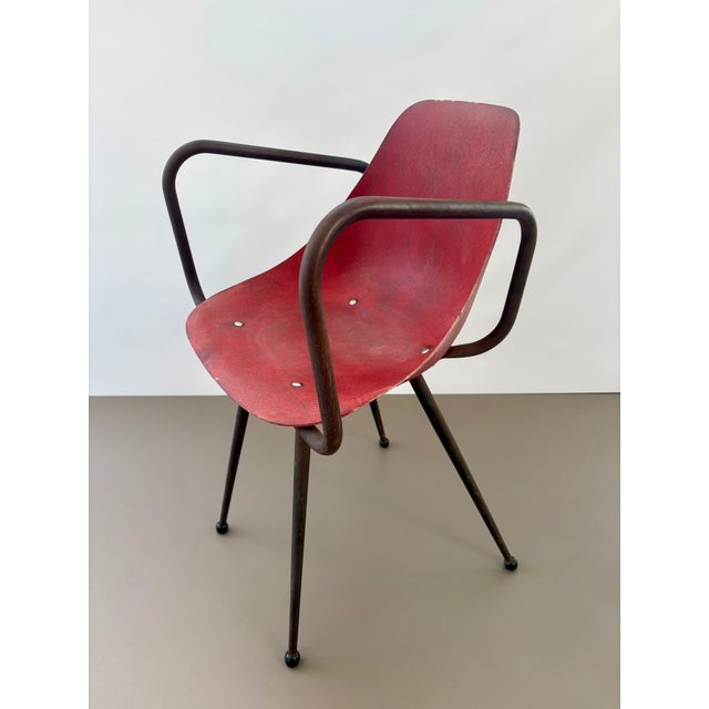 Ladybug Armchair by René Jean Caillette, 1950s For Sale - Image 6 of 9