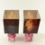 Cubic Pink Glass Table Lamps from Poliarte, 1960, Set of 2 For Sale - Image 3 of 12