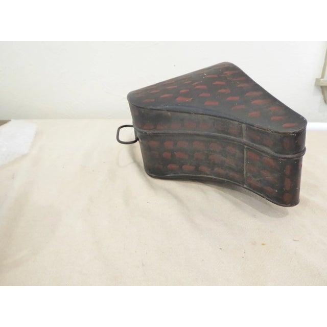 19th Century tin painted container.