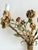 Italian Hand-Painted Tôle Rose Bouquet Two-Light Wall Sconce, 1950s For Sale - Image 10 of 15