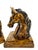 Metal 1960s Equestrian Horse Bust Bookends With Antiqued Bronze Finish, a Pair For Sale - Image 7 of 11