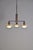 PH 2/1 chandelier designed by Poul Henningsen and manufactured by the renowned lamp manufacturer Louis Poulsen. This copy...