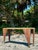 Vintage Postmodern Draped Console Table For Sale - Image 10 of 12