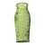 Vintage 1960s Century Small Avocado Green Pressed Glass Vase For Sale