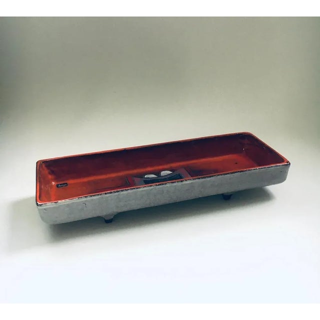 Art Pottery Studio Handmade Dish by Tieberghien, Belgium, 1960s For Sale - Image 13 of 13