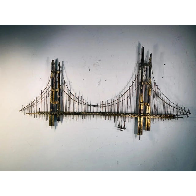 Documentation Signed Period 1950-1979 Dimensions W. 58 in; H. 32.5 in; D. 3 in; W. 147.32 cm; H. 82.55 cm; D. 7.62 cm;...