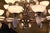 Art Deco Chandelier with Alabaster Bowls and Illuminated Cones, 1990s For Sale - Image 10 of 18