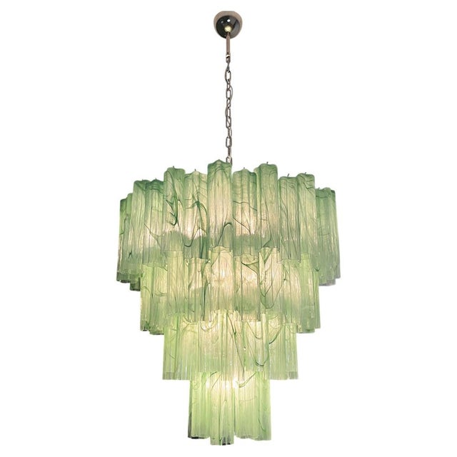 Italian Chandelier in Murano Glass, 1990 For Sale - Image 3 of 16