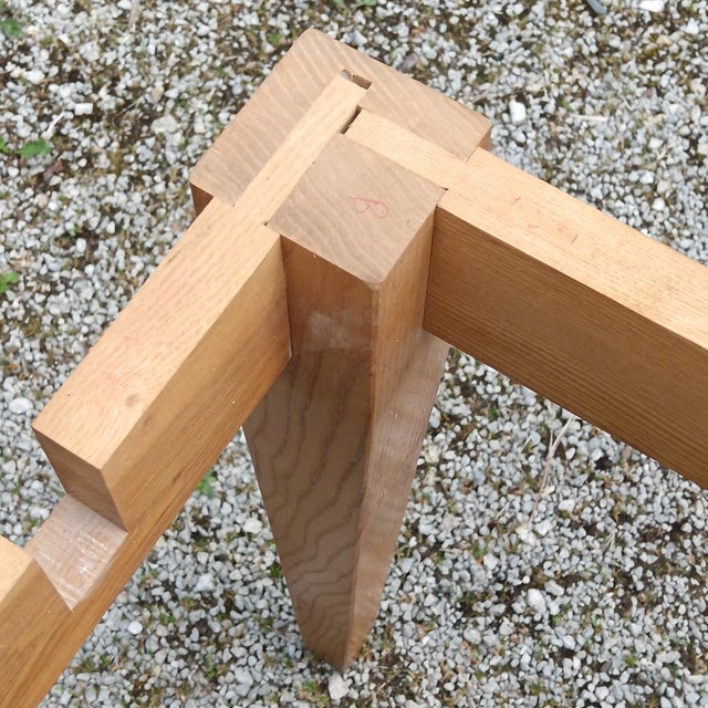 Extendable Rectangular Table in Ash, France For Sale - Image 14 of 15