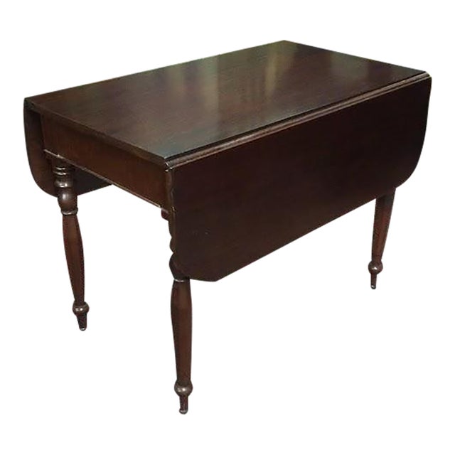 Antique Drop Leaf Table, Walnut Table For Sale
