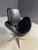 Metal Alipes Black Swivel Salon Chair with Chrome Star Base by Giorgetto Giugiaro for Gamma & Bross, Italy, 1940s For Sale - Image 7 of 10