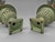 Metal Pair of Mid-Century Painted Iron & Tole Palm Tree Candlesticks For Sale - Image 7 of 10