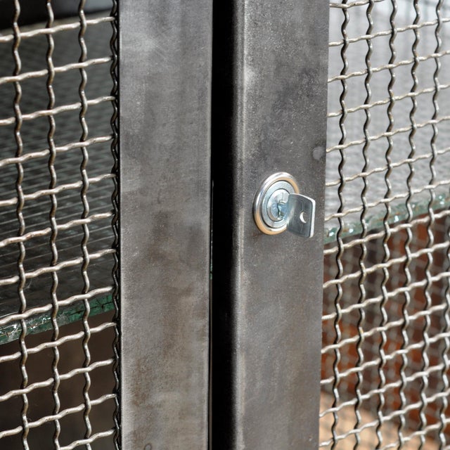 Metal Vintage Medical Cabinet in Iron, 1970s For Sale - Image 7 of 11