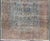 Blue Background Antique Persian Mohajerah Rug With Salmon, Blue, Green, and Red For Sale - Image 4 of 15