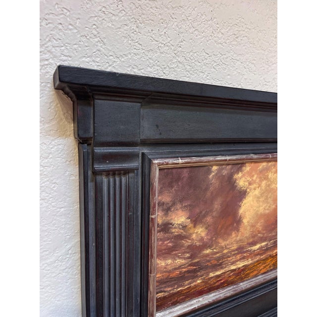 Contemporary Colorado Skies by Sparky LeBold | Oil on Panel Landscape with dramatic clouds at sunset For Sale - Image 3 of 5
