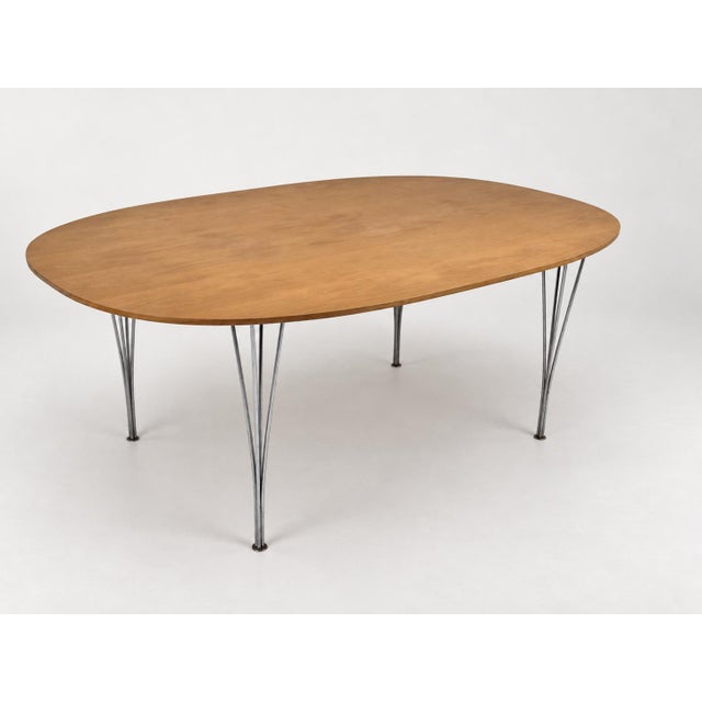 Superellipse Dining Table by Bruno Mathsson and Piet Hein for Fritz Hansen For Sale - Image 12 of 12