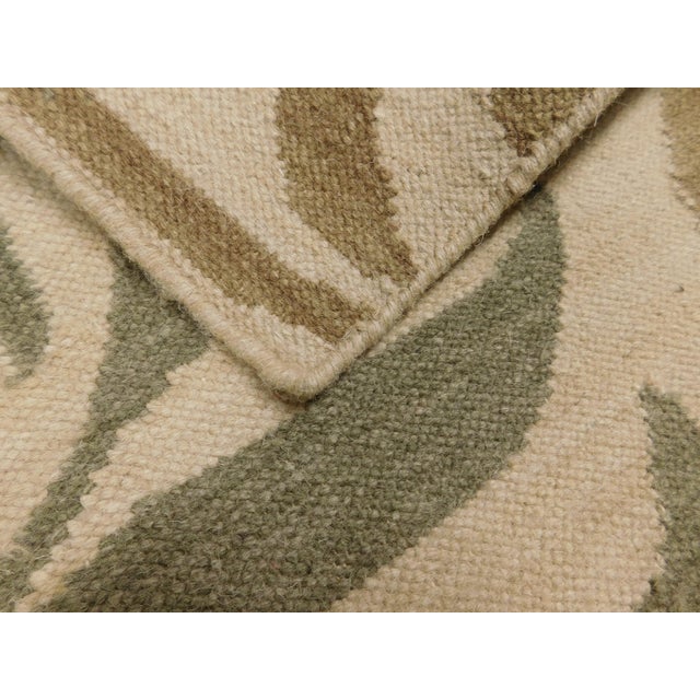 1990s Vintage Handmade Flatwoven Accent Rug. 2'x 3' For Sale - Image 5 of 7