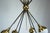 Mid-Century Italian Brass and Opaline Glass Chandelier from Stilnovo, 1950s For Sale - Image 13 of 16