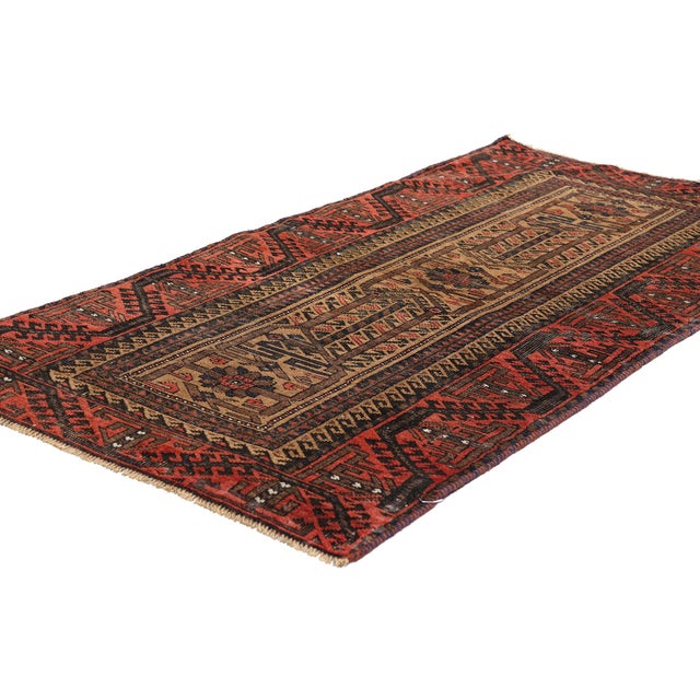 61444 Antique Persian Turkoman Rug, 02'03 x 04'09. The Desert Sigil: A Late 19th Century Persian Turkoman Masterwork of...