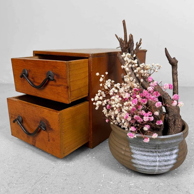 1930s Small Showa Haribako Drawer Chest, Japan, 1930s For Sale - Image 5 of 11