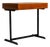 Teak and Black Painted Metal Desk, Europe, 1960s For Sale
