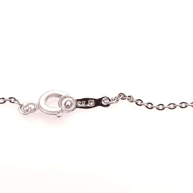 Japanese 1990s Mikimoto Estate Akoya Pearl Necklace 16" Sterling Silver 6.75 mm For Sale - Image 3 of 6