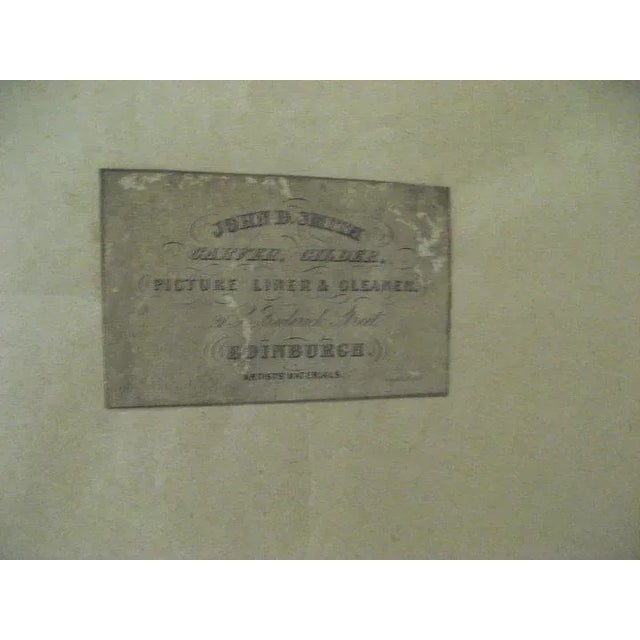 French Mid 19th Century Early French Etching, Framed For Sale - Image 3 of 5