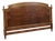 Karges King Size Walnut Gold Gilt Bed Headboard For Sale