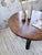Round Walnut Table with Turned Legs, 1900s For Sale - Image 17 of 18