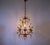 Italian Gilt Fruit Chandelier with Murano Glass Grapes, 1930s For Sale - Image 3 of 10
