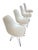 Set of 4 original Vitra Eames DSR chairs in white with black Eiffel bases, designed by Charles & Ray Eames and labelled by...