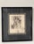 Framed Vintage 1940's erotic drypoint etching on wove paper of Flamenco Dancers in the manner of Pierre Emile Becat with...