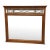 Alexander Julian Home Colours Collection Cherry Early American Traditional 54" Mirror For Sale
