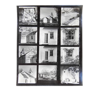 Vintage California Fine Art Photograph Contact Sheet Architecture For Sale