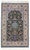 Islamic Vintage Zabihi Collection Silk Warp Green Persian Isfahan Prayer Rug - 5'3" x 8'5" For Sale - Image 3 of 12