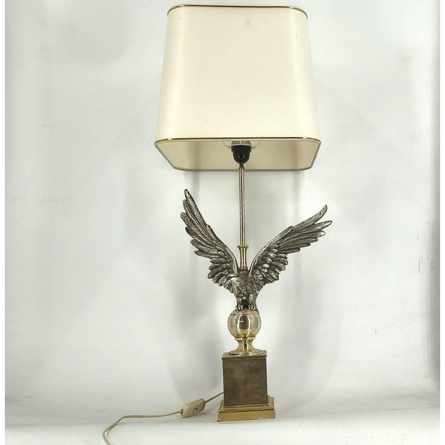 Nikkel Eagle Table Lamps by Loevsky and Loevsky, 1970s, Set of 2 For Sale - Image 9 of 18