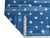 Not Yet Made - Made To Order Handmade Cotton Diamond Rug, Blue And White 8'x10' For Sale - Image 5 of 7