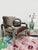 Chrome Armchair in Velvet Brown by Hkliving For Sale - Image 6 of 7