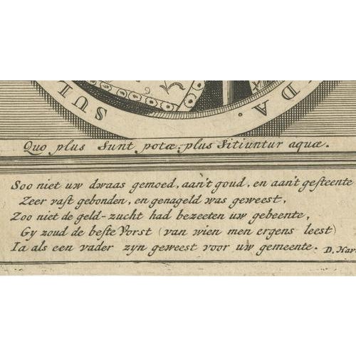 After Havart, Abdullah Qutb Shah, King of Golconda Portrait, Engraving, 1700 For Sale - Image 6 of 9