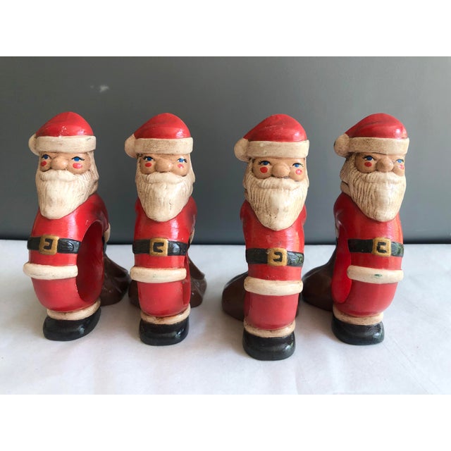Christmas Santa Napkin Rings For Sale - Image 9 of 9