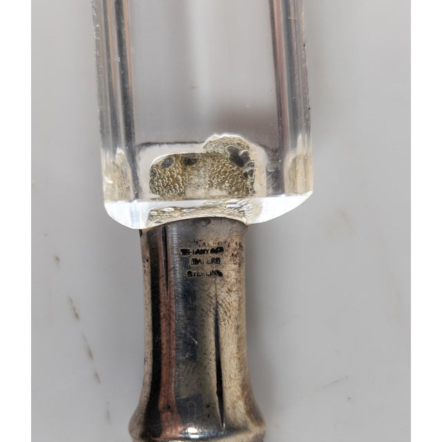 Mid-Century Sterling Silver Bamboo Form Magnifier Reader by Tiffany & Co For Sale - Image 9 of 10