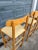 Wood Danish Modern Bar Stools With Newly Upholstered Seat Cushions in the Style of Hans Wegner For Sale - Image 7 of 13