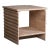 Rayures Travertine Nightstand For Sale