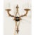 French French 19th Century Double Arm Empire Brass Sconce For Sale - Image 3 of 6