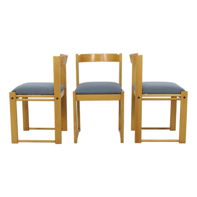 Dining Chairs attributed to Ibisco, 1970s, Set of 3 For Sale