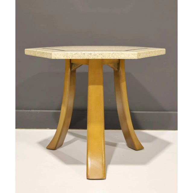 A wonderful design Attributed toHarvey Probber, the Hexagonal Terrazzo Side Table is a striking addition to any home,...